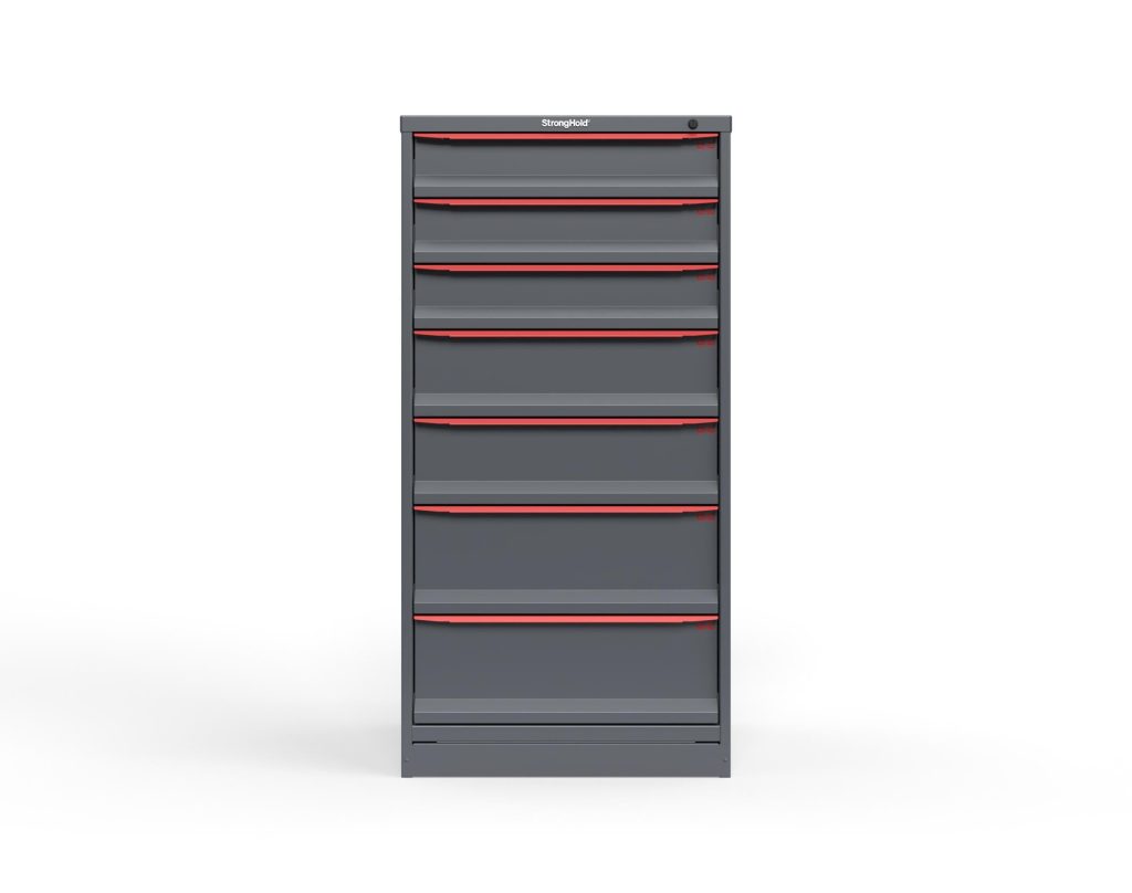 Modular Drawer 14 GA Storage Cabinet with 7 total drawers - 5" Drawers ...