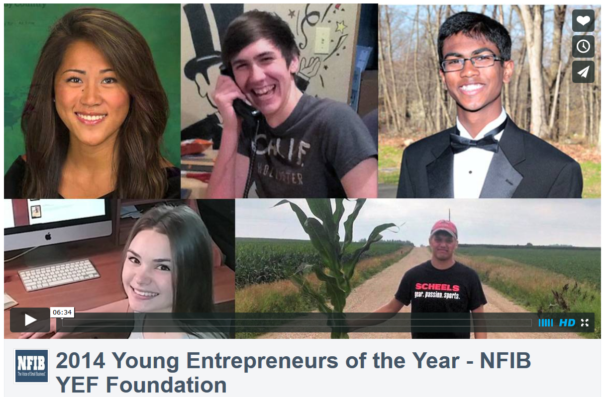2014 Young Entrepreneurs of the Year-NFIB YEF Foundation
