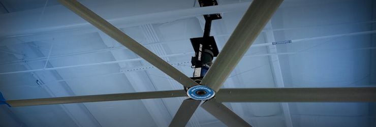 High Speed Low Volume Fan for Warehouse Air Circulation