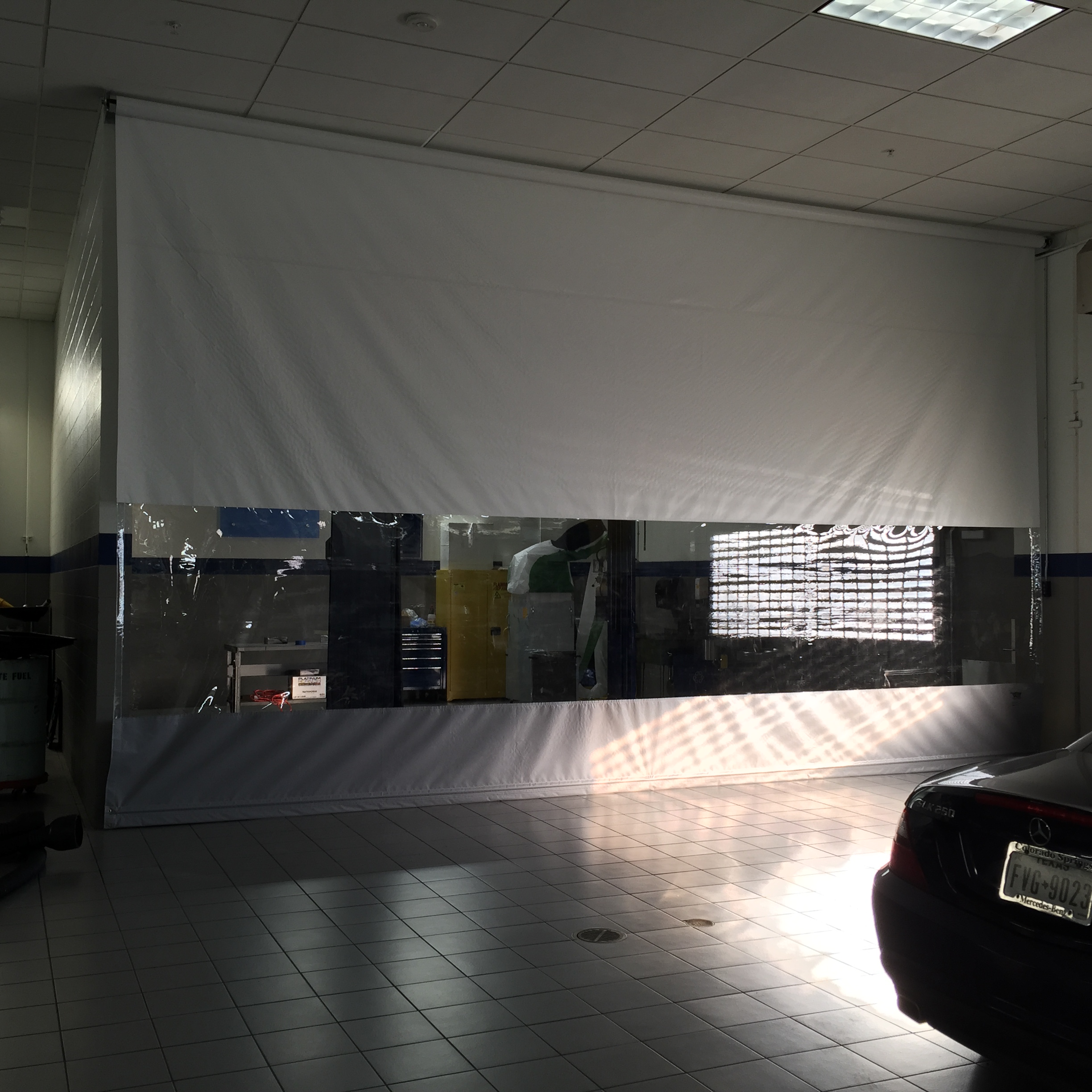 Automotive Roll-up Wash Bay Curtains