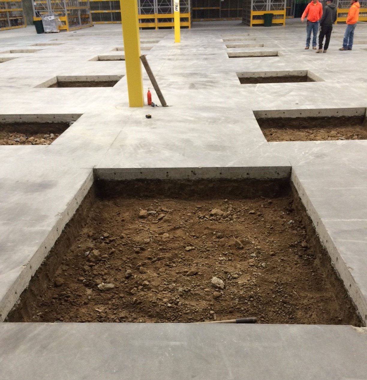 Footings being laid for mezzanine project