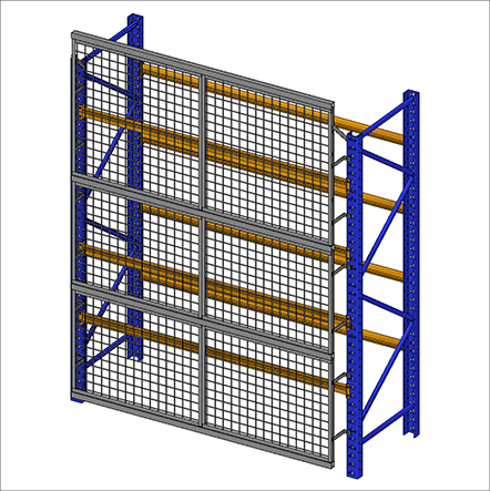 Partition Wire Mesh Rack Panels
