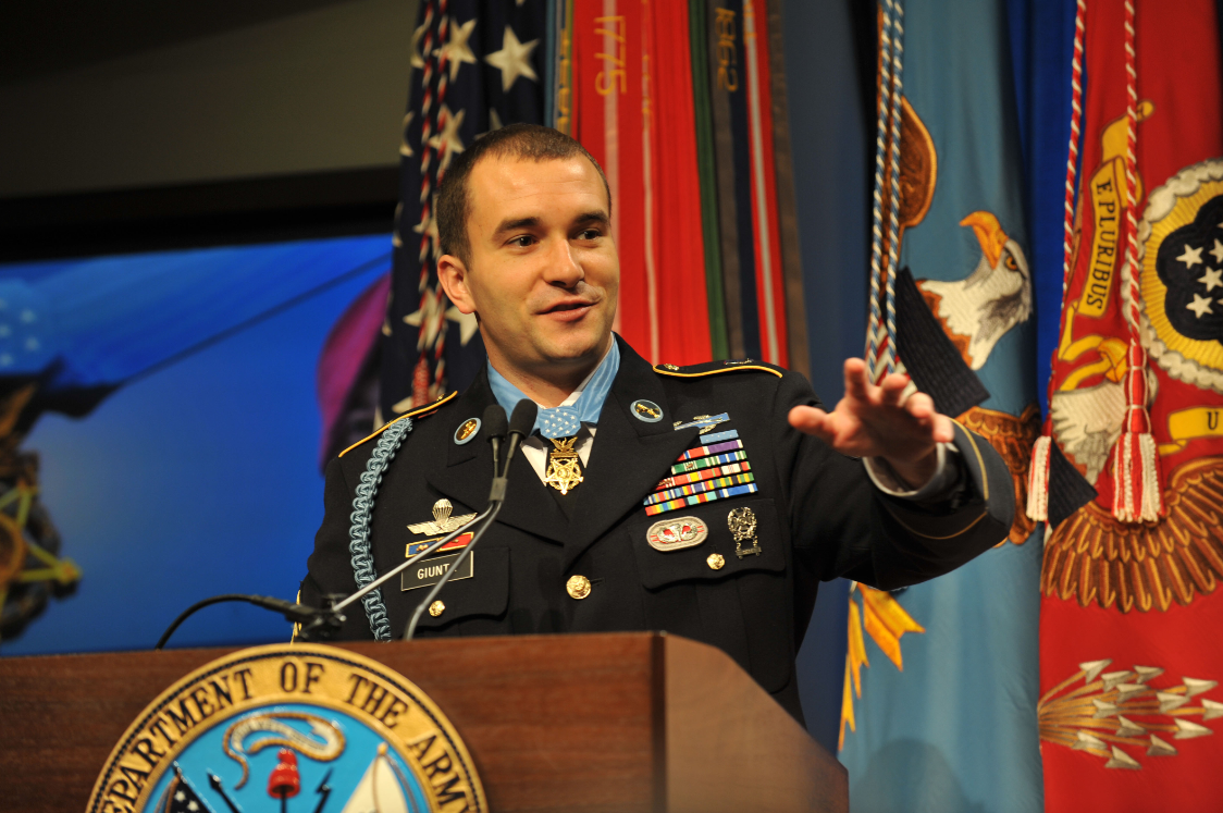 Medal of Honor Recipient Salvatore Giunta