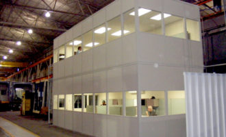 Two Story Modular Office Completion by ww Cannon