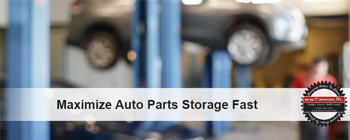 Auto Parts Boltless Shelving Storage for Auto Dealership in Rockwall TX