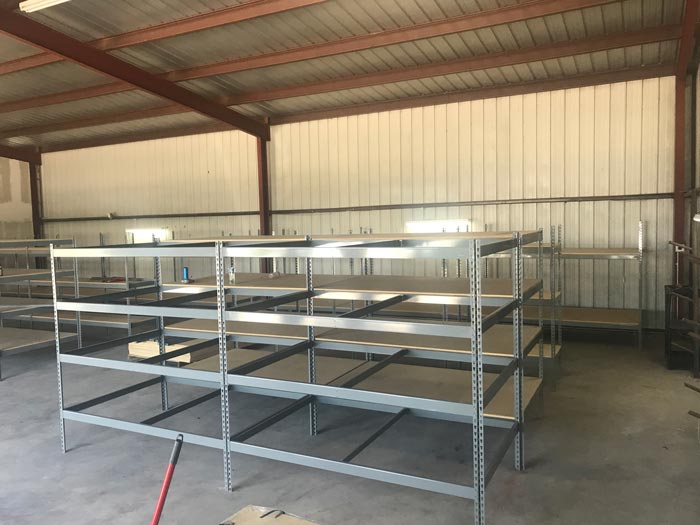 RiveTier Boltless Steel Shelving for Auto Parts Storage in Rockwall TX