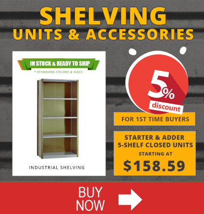 Buy Online Closed Shelving Starters & Adders For Pick Inventory