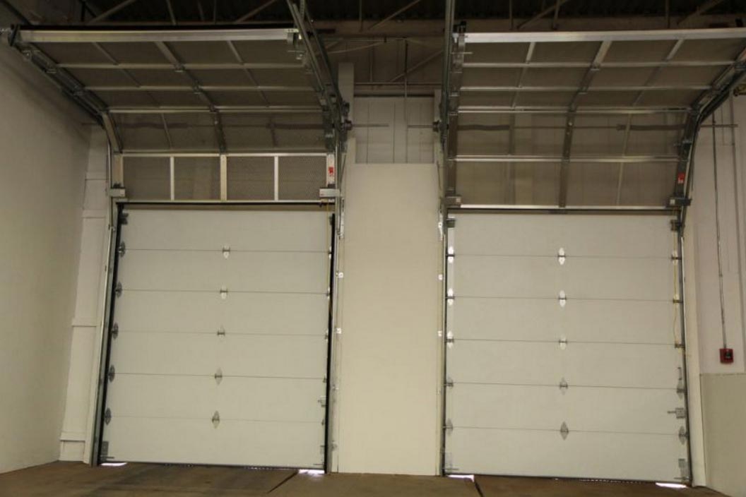 Dock door bug screens up - dock door protection in Dallas TX
