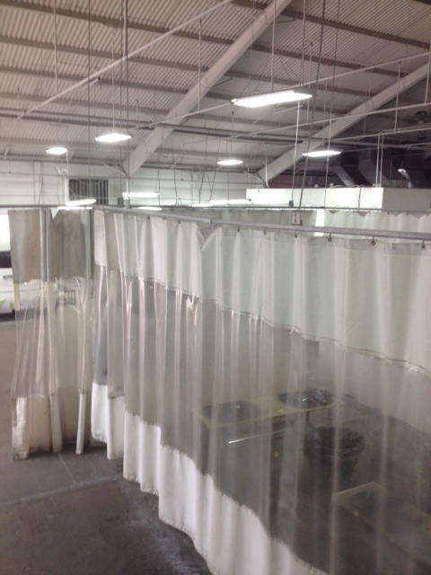 Curtain Wall Installation in Automotive Shop - Dallas, TX
