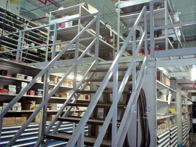 Shelving Supported Catwalk