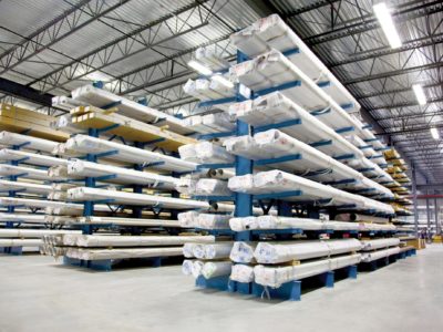 Cantilever Rack for PVC Piping