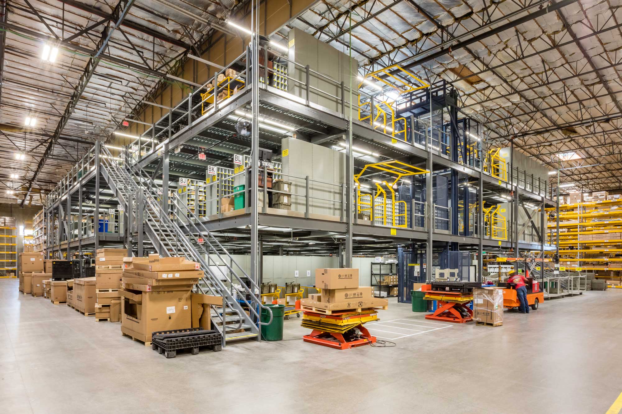 Warehouse Mezzanine Platform Solutions | W.W.Cannon, LLC.