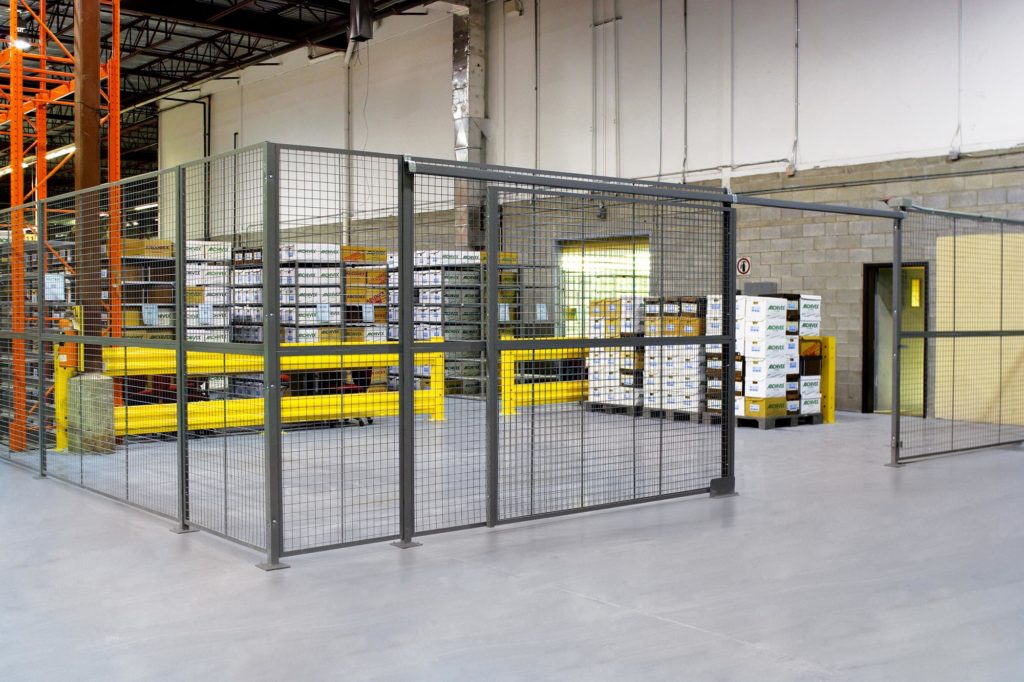 Wire Mesh Security Cage for Warehouse Storage