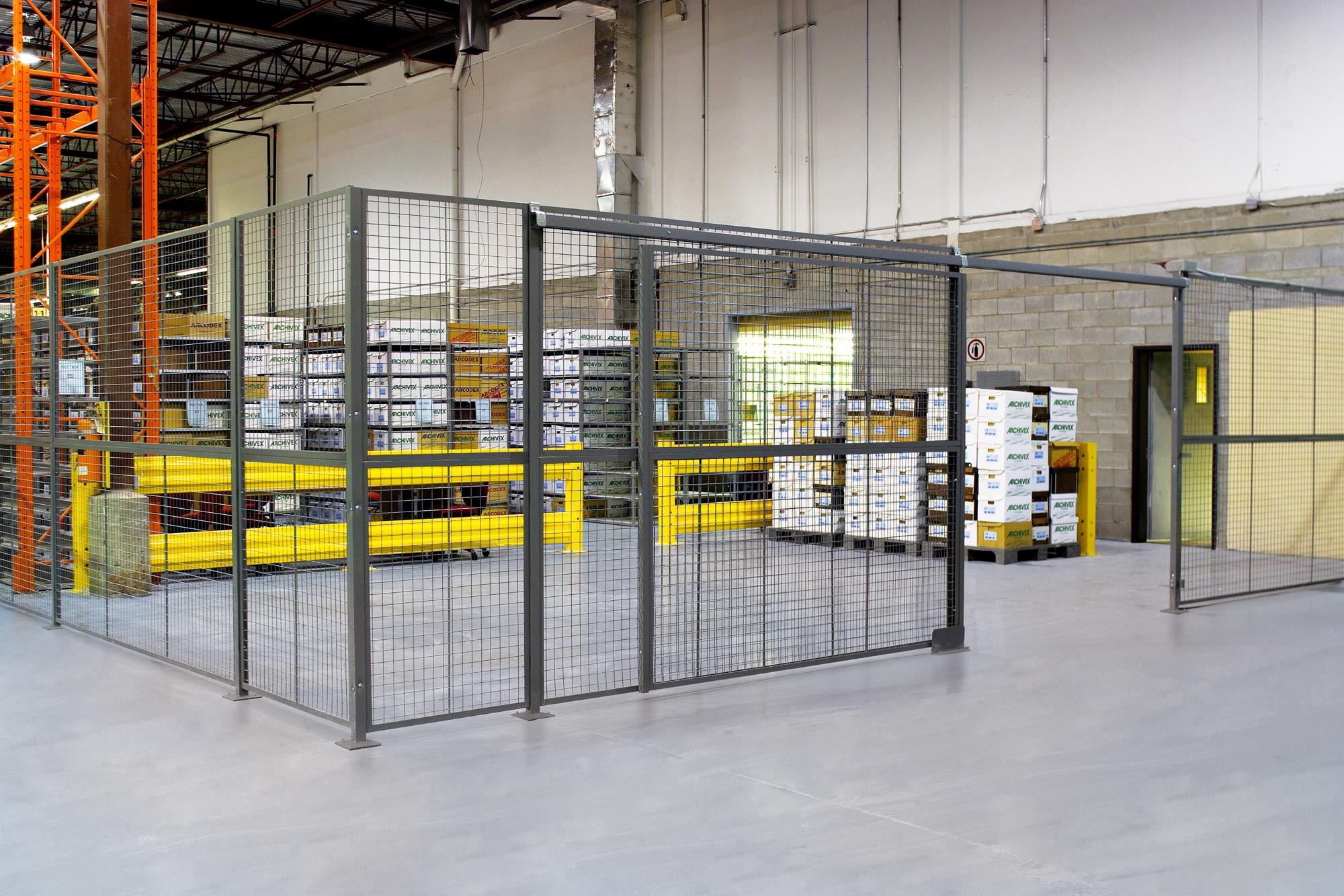 Wire Partitions & Secured Cages | Dallas/Fort Worth, Houston, Austin ...