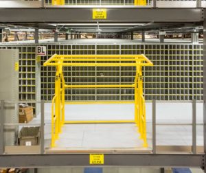 Mezzanine Work Platform Safety Pivot Gate