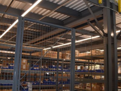 Secured Access Wire Partitions for Inventory and Parts Storage