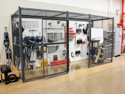 Tool Crib Secured Storage Cage