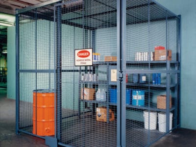 Secure Storage Enclosure for Tools and Supplies