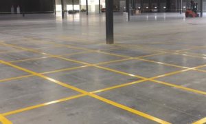 Yellow Floor Tape for Warehouse Space Optimization in Dallas TX