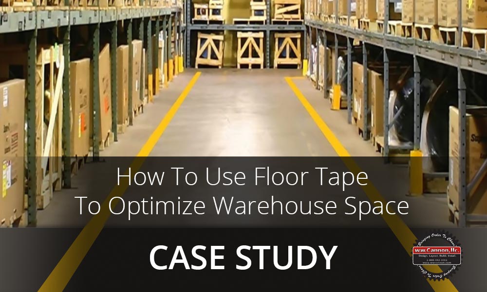 Industrial Floor Tape Delineation for Warehouse Space Optimization - a Dallas TX Case Study