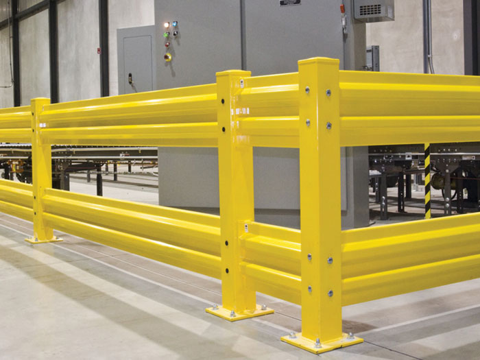 Warehouse Guardrail for Collision Protection
