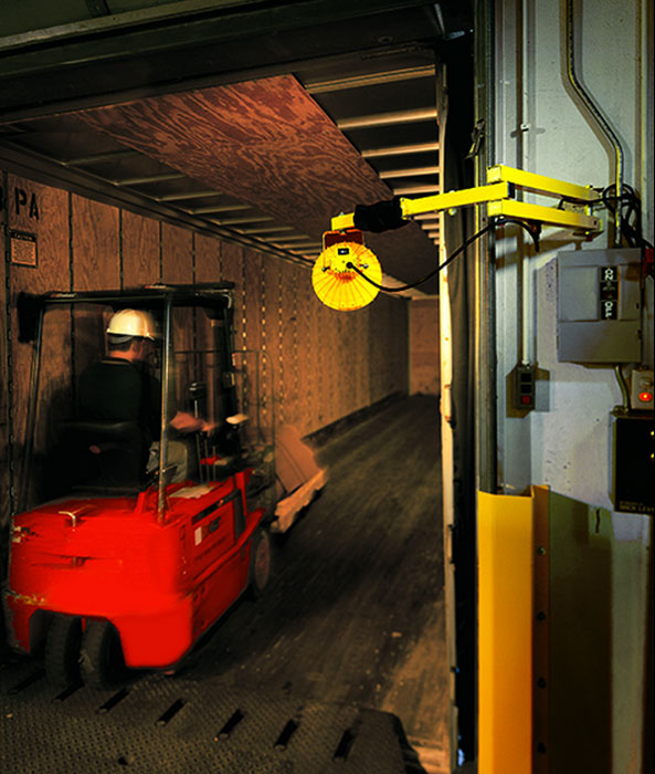 Dock Door Safety Lighting for Forklifts
