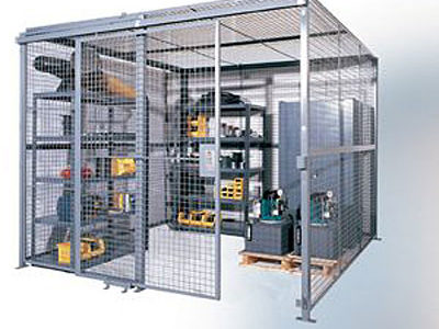 Secured Tool Storage Cage
