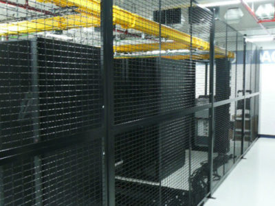 Wire Server Cage Protecting Server Racks in Computer Room