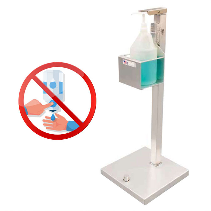 Touch-Free Hand Sanitizer Stands