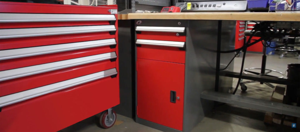 Modular Mobile and Stationary Work Cabinets In Stock in Dallas TX