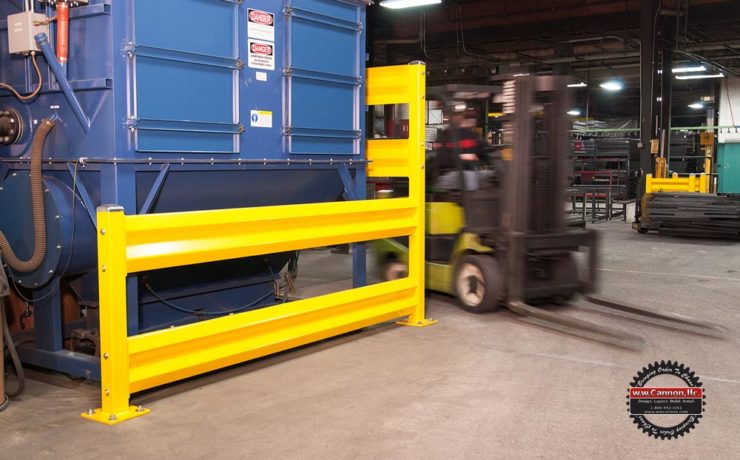 Heavy-Duty Guardrail Protects Warehouse Equipment and Workers