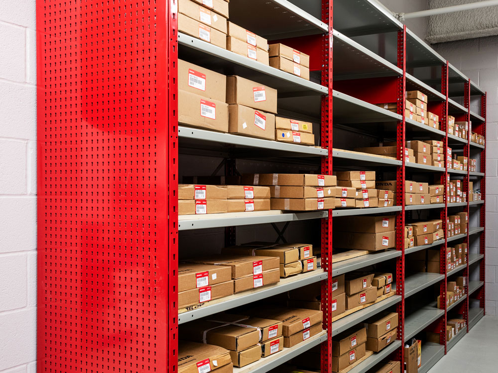 Automotive Parts Storage Shelving