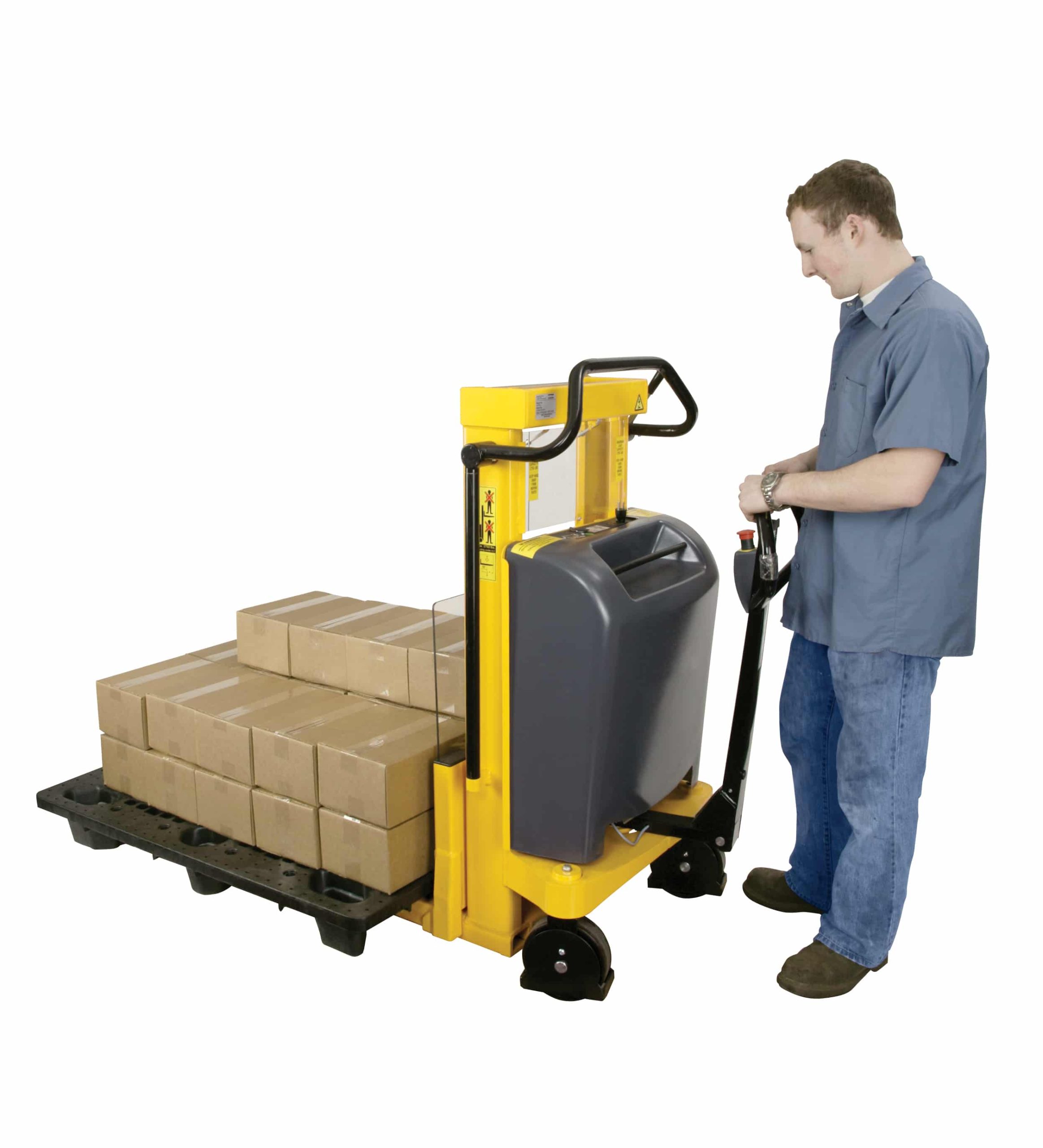 Mobile Leveler with Man