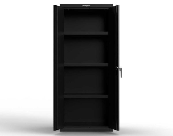 Heavy-Duty 18 GA Cabinet with 3 Shelves - 30 in. W x 24 in. D x 72 in. H