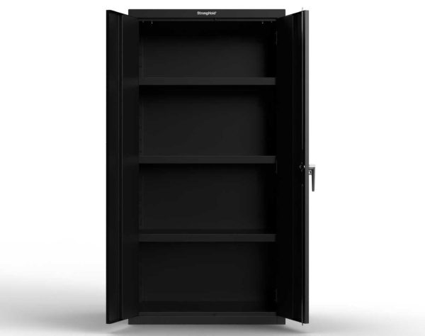 Heavy-Duty 18 GA Cabinet with 3 Shelves - 36 in. W x 24 in. D x 72 in. H