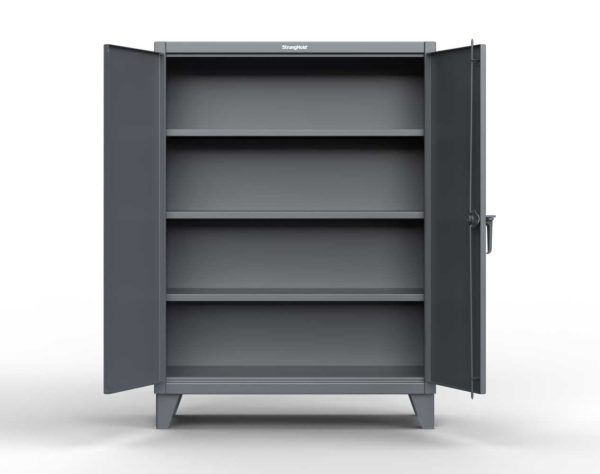 Extreme Duty 12 GA Cabinet with 3 Shelves - 48 In. W x 24 In. D x 66 In. H