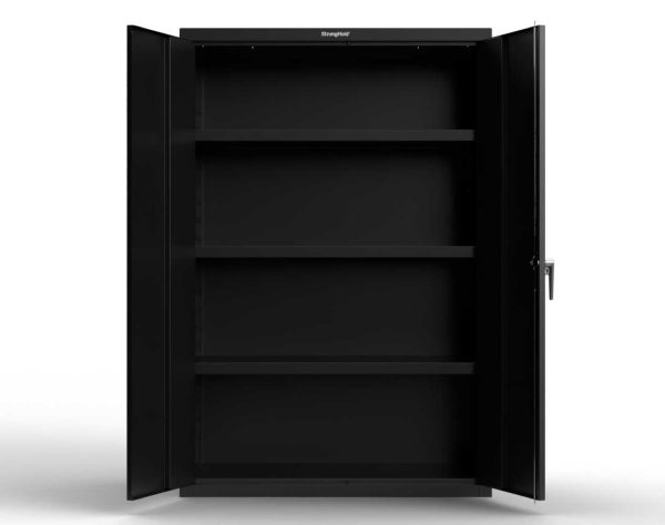 Heavy Duty 18 GA Cabinet with 3 Shelves - 48 in. W x 24 in. D x 72 in. H