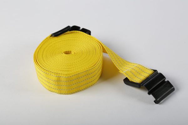 Park Sentry Yellow Reflective Strap 100" WITH STRAP LOCK BUCKLE