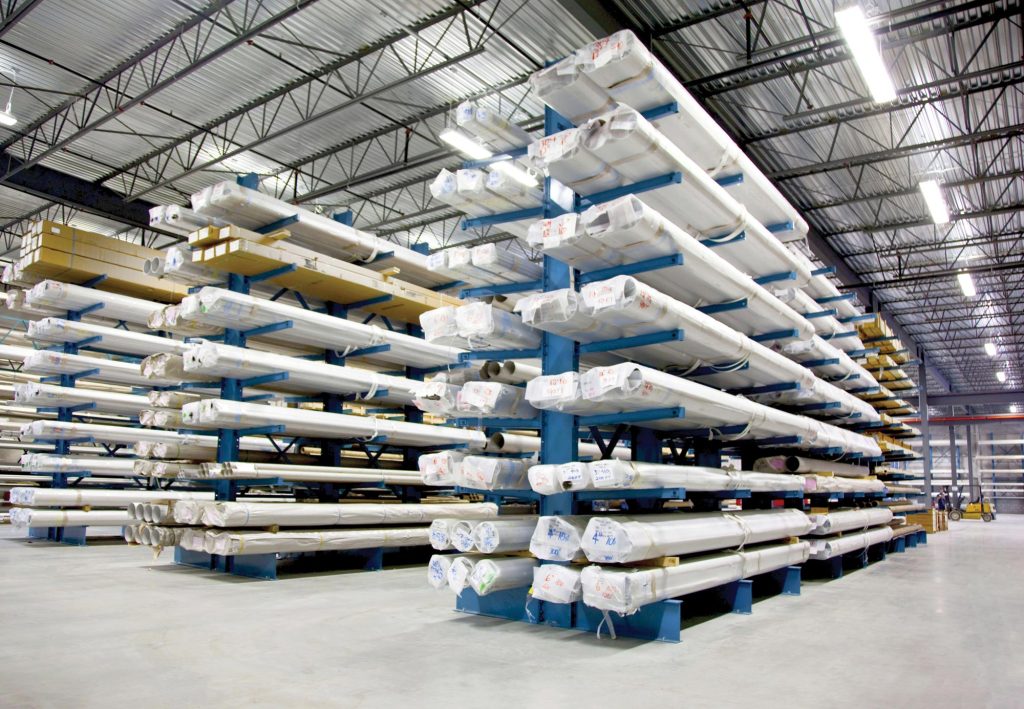 Cantilever Rack for PVC Piping