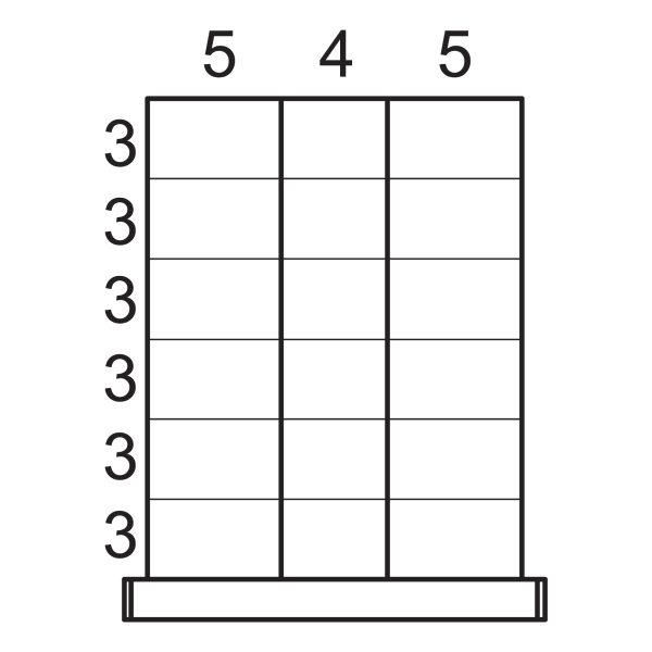 Partitions & Dividers Proposal, 18 Comp. (18"W x 21"D x 4"H)