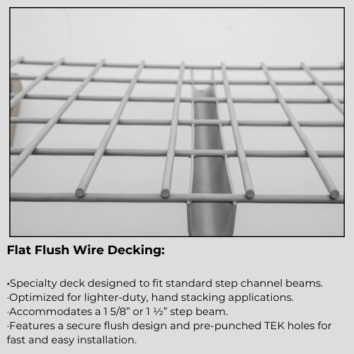 Flat Flush Wire Decking