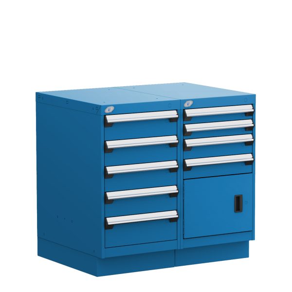 Stationary Compact Cabinet with Partitions