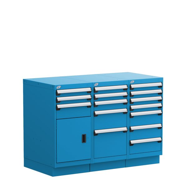 Stationary Compact Cabinet with Partitions