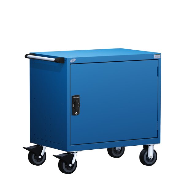 Heavy-Duty Mobile Cabinet (36"W x 24"D x 37 1/2"H), Cabinet with Adjustable Shelf