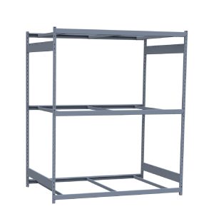 Heavy-Duty Mini-Rack Shelving, 72W x 48D x 87H Starter, 3-Shelf Unit with No Decking