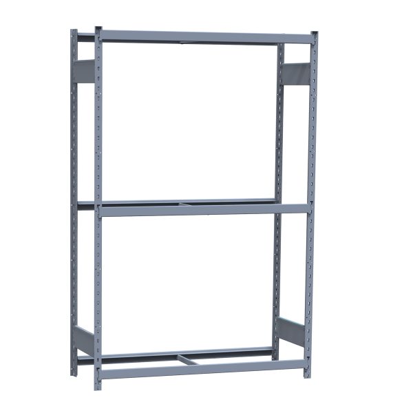 Medium-Duty Mini-Rack Shelving, 48W x 18D x 75H Starter, 3-Shelf Unit with No Decking