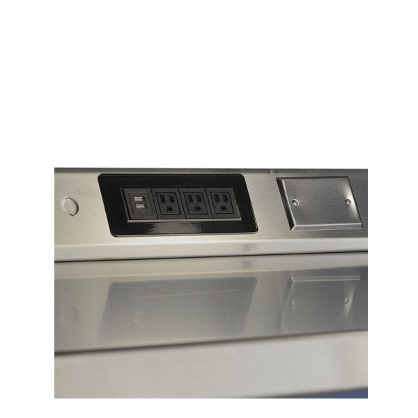 Stainless Power Feed Panel (USB and perfo.)