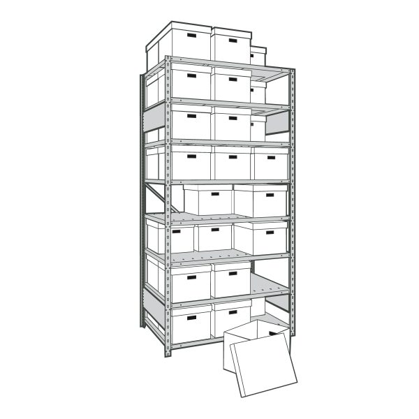 Record Storage Shelving