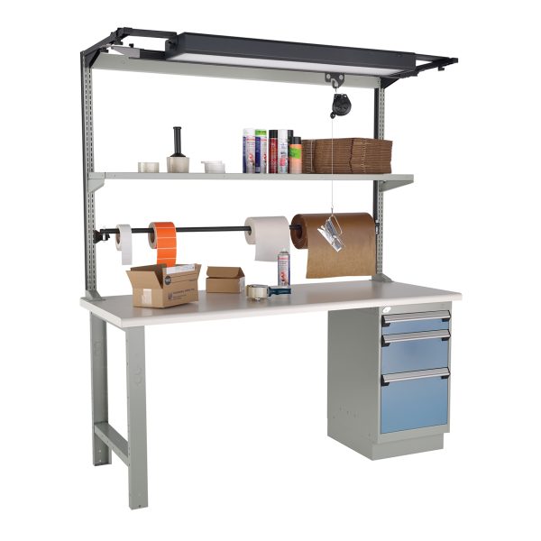 Workstation with Plastic Laminated Top