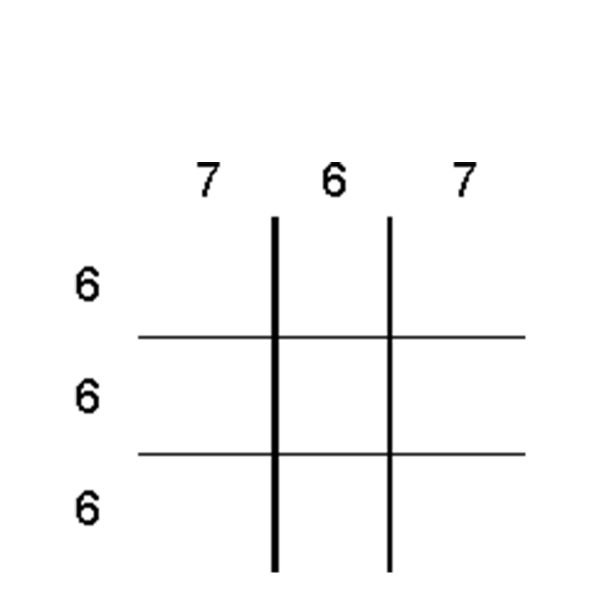 Partitions & Dividers Proposal, 9 Comp. (24"W x 21"D x 9"H)